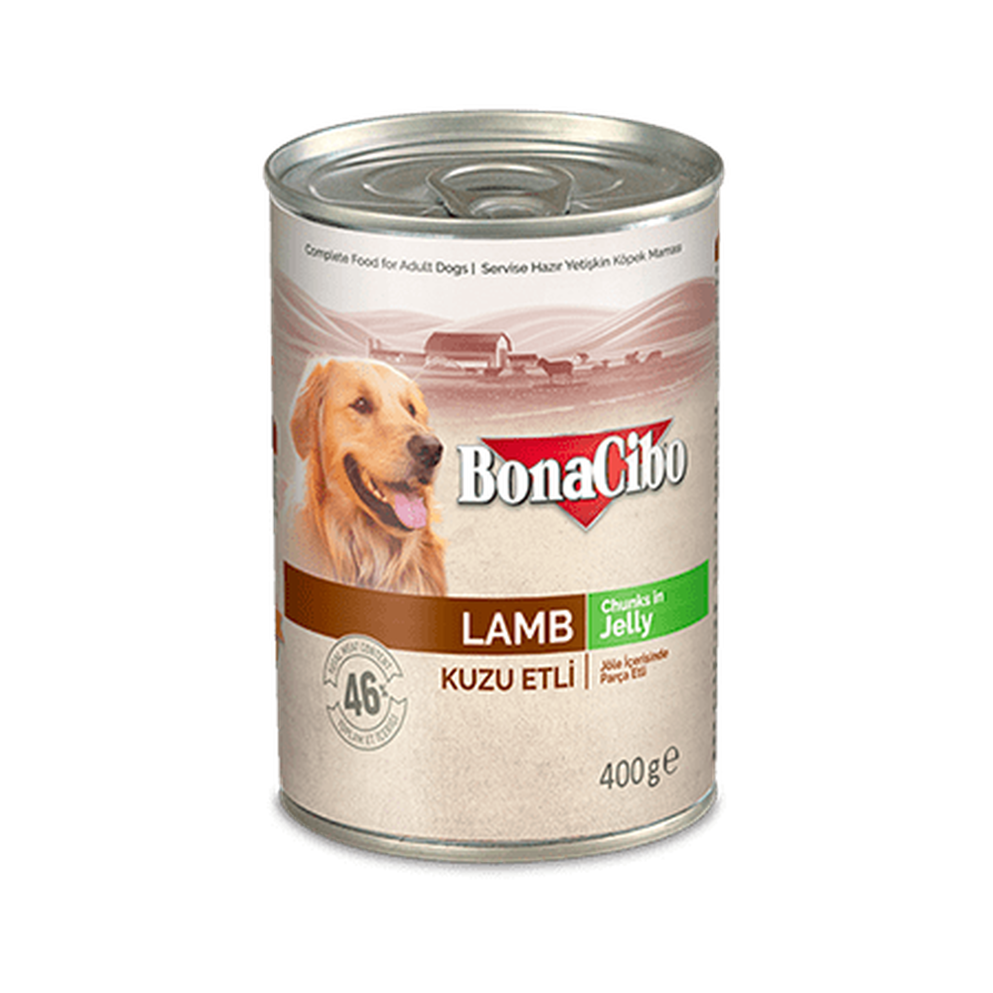 Bonacibo Canned Dog Food Lamb 400g