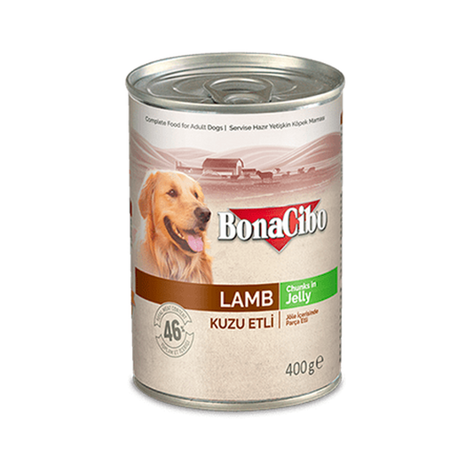 Bonacibo Canned Dog Food Lamb 400g