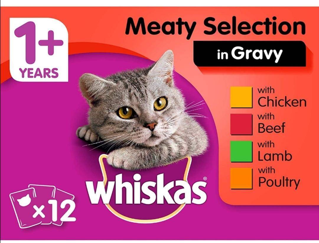 Whiskas Cat Pouches Casserole Meaty Selection in Jelly 85g