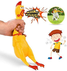 Squawking Rubber Chickens - Shrilling Chicken Toy For Dogs