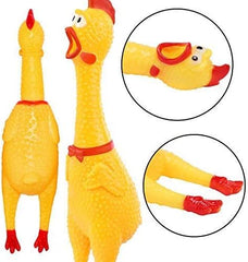 Squawking Rubber Chickens - Shrilling Chicken Toy For Dogs