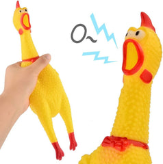Squawking Rubber Chickens - Shrilling Chicken Toy For Dogs