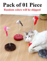 Interactive Teaser Cat Toy With Sisal Scratching