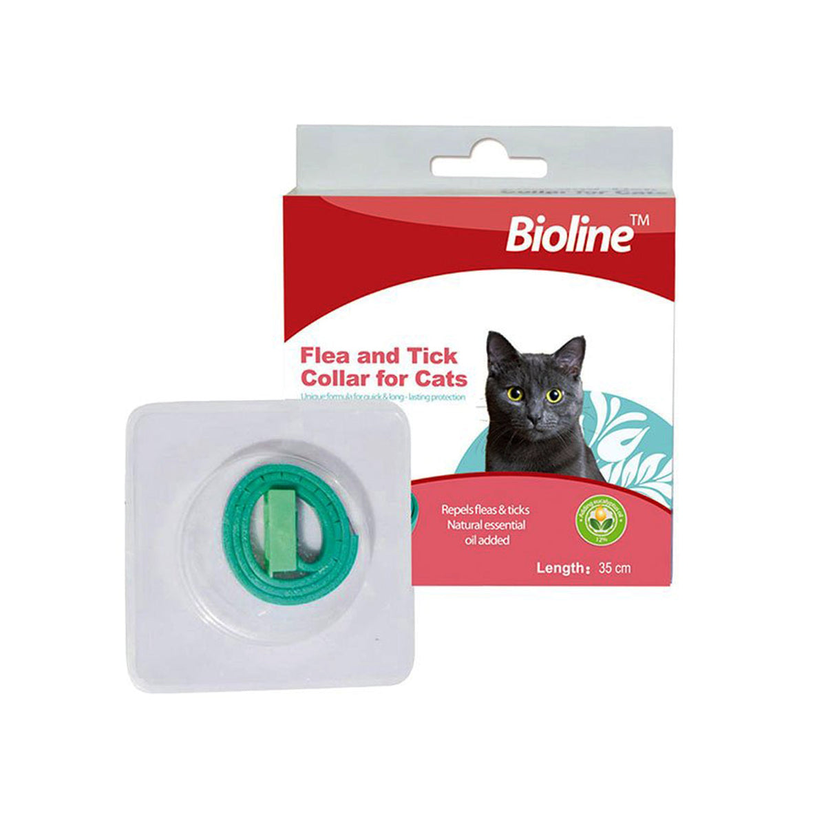 Bioline Flea and Tick Collar for Cats 35cm
