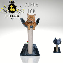 Cat Scratch Post With Curve Top & Toy Ball With Bell