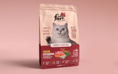 Flori Pet Cat Food – All Life Stages Cat Food - 500 grams , 1.5 kg , 3 kg & 10 kg