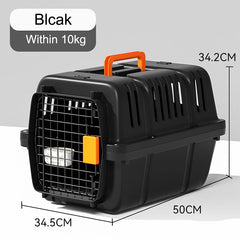 Portable Go Out - Jet Box Carrier - Pet Air Box Dog Consignment Small And Medium-Sized Cat Dog Cage Pet Carriers transport box