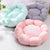 Flower Shaped Cat Bed Comfortable Warm Plush Pet Bed Deep Sleeping Dog Bed