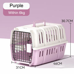 Portable Go Out - Jet Box Carrier - Pet Air Box Dog Consignment Small And Medium-Sized Cat Dog Cage Pet Carriers transport box
