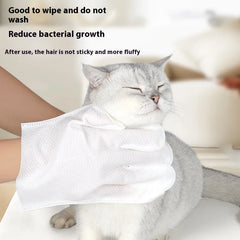 Pet Wipes - Pet Glove Wipes For Cat & Dog Gloves Spa