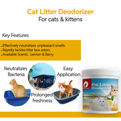 Fluff n Buff Cat Litter Deodorizer | All Scents - 400 Gram