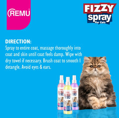 Fizzy Spray Dry Bath Perfume for Cat 200 ML