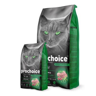 Prochoice Pro36 Hypoallergenic Adult Cat Food -  Lamb And Rice - 2 KG