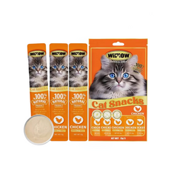 WIMOW Cat Creamy Treats 75gm - 5 Sticks of 15GM - Available in All Flavor