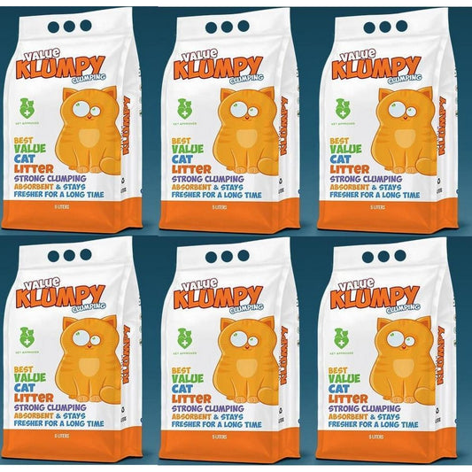 Buy 5 Get 1 Free Kumpy Value ( Cat Litters 5 KG )