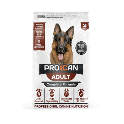 PROCAN Adult Dog Food - 3kg & 15kg - Best For Your Dogs