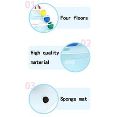 Cat Tower Toy Interactive Toys For Cat Three Tier Turntable Cat Intellectual Track Tower Funny Cat Toy