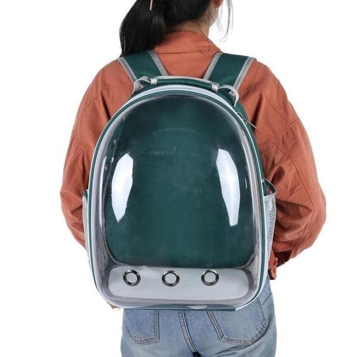 Beautiful Transparent Portable Cat Carrier Bag - Washable