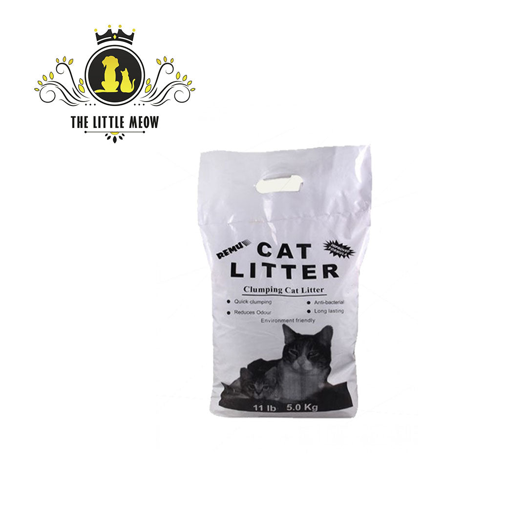 Pack of 5 - Remu Clumping Cat Litter - 5 kg